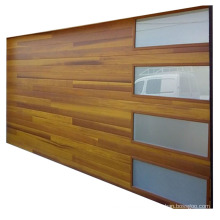Classical Hot Sale China Excellent Quality Wood Garage Door With Glass Panel